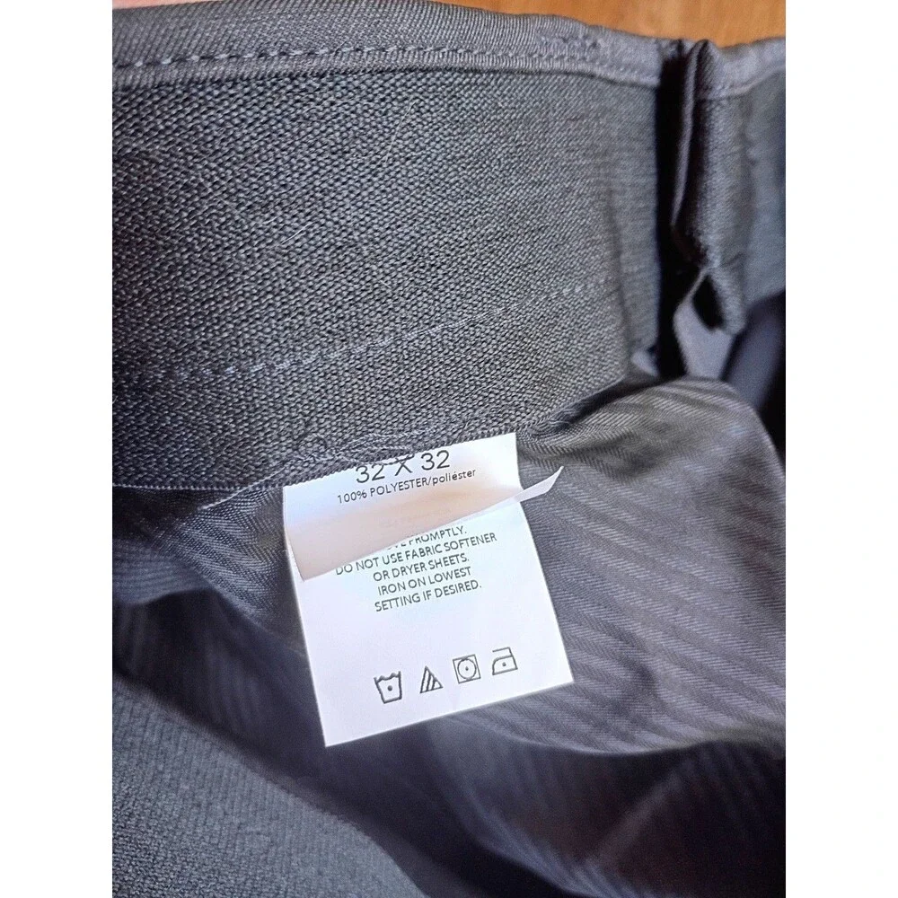 Haggar H26 Performance Dress Pants 32x32 Straight Fit Super Flex